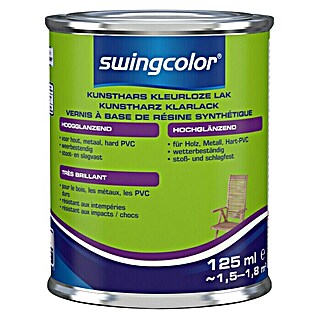 swingcolor Kunstharslak Kleurloos (125 ml, Kleurloos, Hoogglans)
