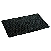 Fußmatte Türmatte Rib Line 48 schwarz grau 50x80 cm 