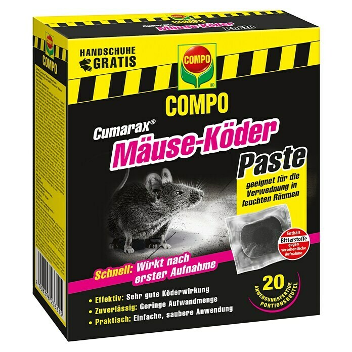 Compo Mäuseköder-Paste Cumarax 