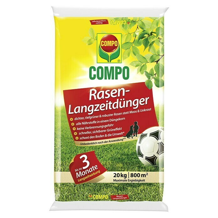Compo Langzeit-Rasendünger (20 kg) -
