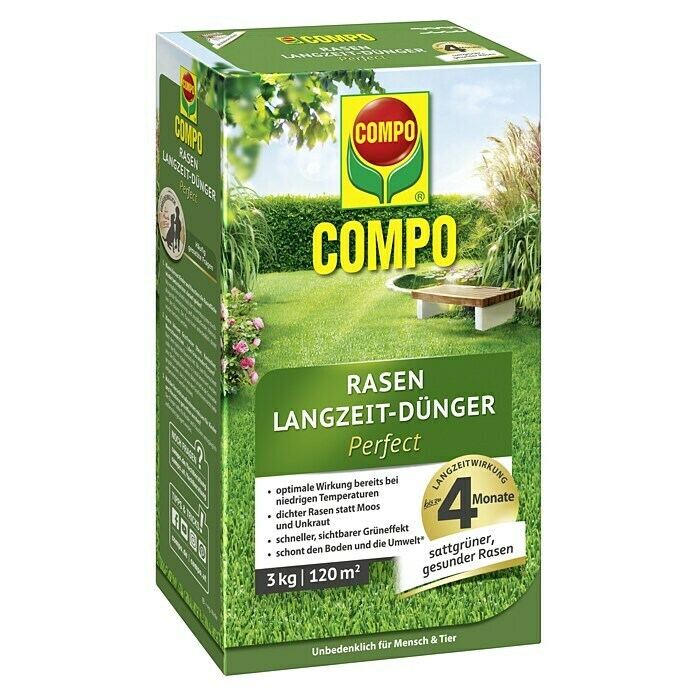 Compo Langzeit-Rasendünger (3 kg) -