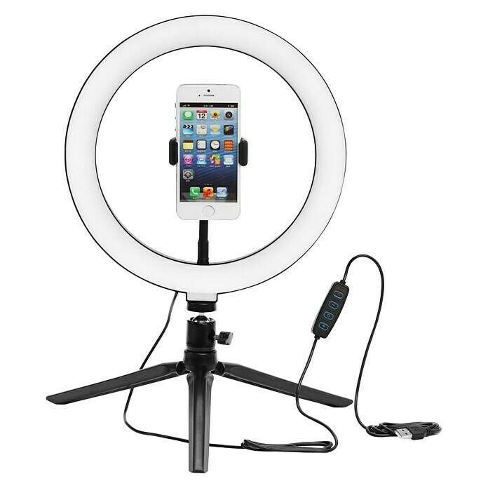 Voltomat Soporte para teléfono móvil Selfie Ring Light 