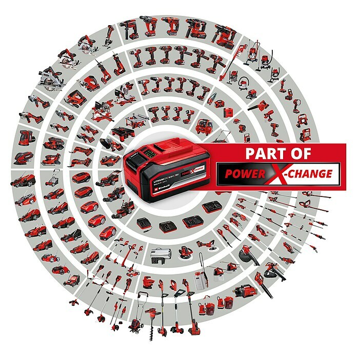 Einhell Power X-Change Akku-Kettensäge GE-LC 18 Li Kit (18 V, Li-Ionen, 3 Ah, 1 Akku, Schwertlänge: 25 cm)