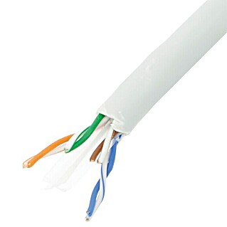 Profi Depot UTP-kabel, per meter AWG24 CAT6 (Wit)