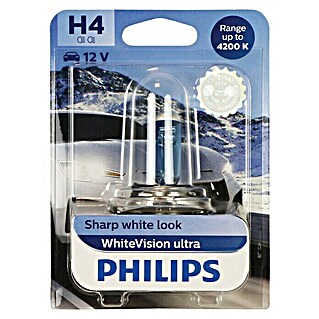 Philips Halogeenkoplamp 12342WVUB1 WhiteVision ultra H4 (1 st., 60/55 W)