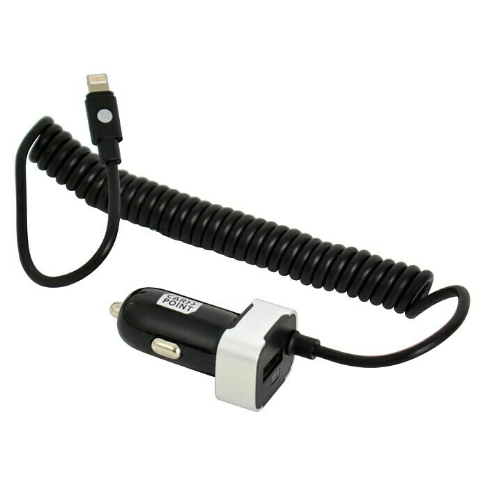 Carpoint USB-autolader 12V/24V 8 Pin + USB 2.4 