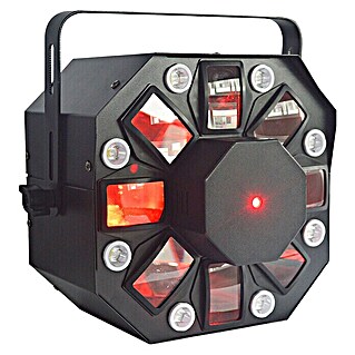 LED-Laserstrahler Laser Party (Anzahl Leuchtmittel: 16 Stk., Leuchtmittel: LED, Lichtfarbe: RGBW, Farbe Korpus: Schwarz)