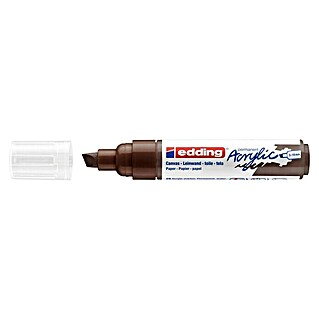 Edding Acrylmarker 5000 (Schokoladenbraun matt, Strichstärke: 5 mm - 10 mm)