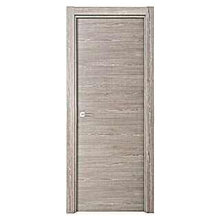 Pack puerta de interior Roble Finlandés (72,5 x 203 cm, Derecha, Roble oscuro, Macizo)