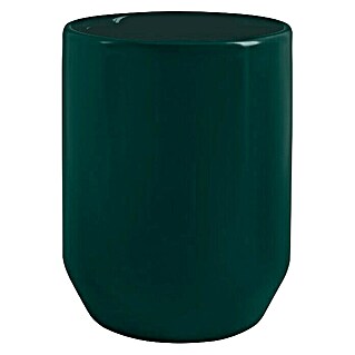 Spirella Jaro Vaso de encimera (Gres porcelánico, Verde oscuro)