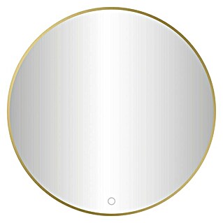 Best Design Spiegel met verlichting Nancy Venetië (Diameter: 100 cm, Aanraaksensor, Met frame)