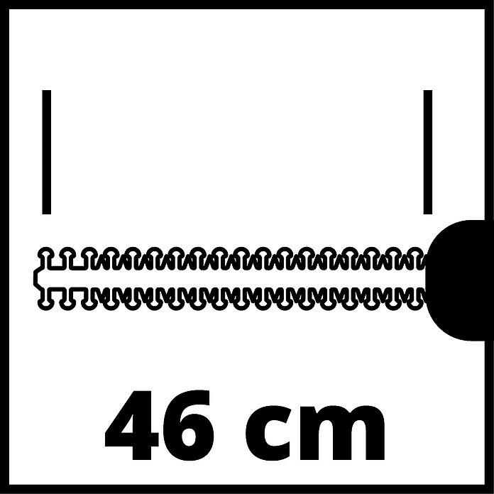 Einhell Power X-Change Akku-Heckenschere GE-CH 1846 Li Kit (18 V, Li-Ionen, 2 Ah, 1 Akku, Schnittlänge: 46 cm)