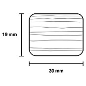 Banklatte (0,9 m x 30 mm x 19 mm, Kiefer, Unbehandelt)