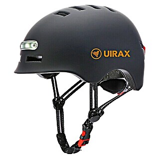 Uirax Casco para bicicleta (L, Negro)