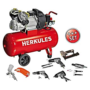 Herkules Kompressor-Set BAUHAUS-Edition (2,2 kW, 10 bar, 2.850 U/min)