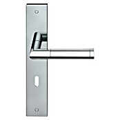 Diamond Doors Creative Zimmertürgarnitur Louisiana (Türstärke: 40 - 45 mm, Buntbart BB, Edelstahl, L-Form)