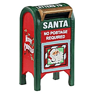 Dekofigur Christmas Mailbox (1,9 x 2,4 x 4,7 cm, Bunt, Metall)