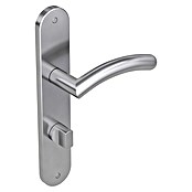 Diamond Doors Modern WC-Türgarnitur Virginia (Edelstahl, Matt, Türstärke: 40 - 45 mm, Langschild)