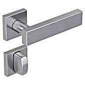 Diamond Doors WC-Türgarnitur Lancaster (Türstärke: 40 - 45 mm, Schlitzkopf/Olive SK/OL, Edelstahl matt)