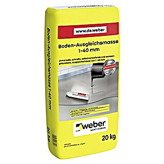SG Weber Bodenausgleichsmasse (20 kg, Schichtdicke: 1 - 40 mm)