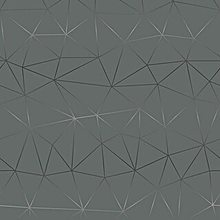 D-c-fix Lámina adhesiva Geométrico (200 x 45 cm, Plateado/Gris, Autoadhesivo)