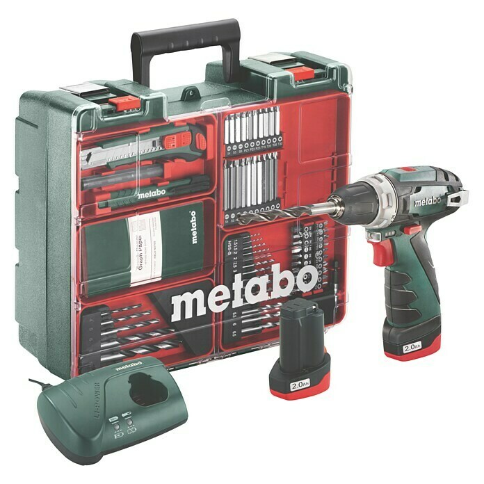 Metabo Akku-Bohrschrauber PowerMaxx BS Basic Set 