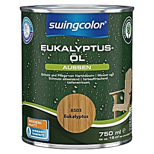 swingcolor Eukalyptus-Öl (Eukalyptus, 750 ml, Seidenmatt, Wasserbasiert)