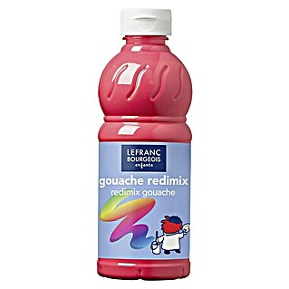 Lefranc & Bourgeois Gouachefarbe Redimix (Fluo Rot, 500 ml, Flasche)