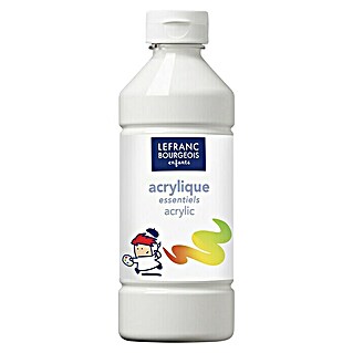 Lefranc & Bourgeois Acrylfarbe (Weiß, 500 ml, Flasche)