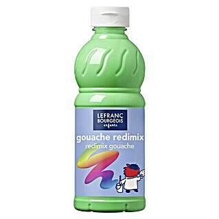 Lefranc & Bourgeois Gouachefarbe Redimix (Fluo Grün, 500 ml, Flasche)