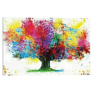 Decopanel (Coloured Tree, B x H: 90 x 60 cm)
