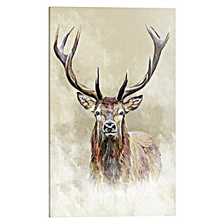 Holzbild Deco Block (Colour Deer, B x H: 70 x 118 cm)