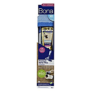 Bona Spray Mop Premium für geölte Holzfußböden (1 x Spray Mop, 1 x nachfüllbare Kartusche mit 850 ml Reinigungsmittel, 1 x Microfaser-Reinigungspad)
