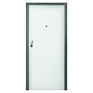 Solid Elements Puerta de entrada interior Acorazada 100 (80 x 204 cm, Derecha, Blanco lacado)