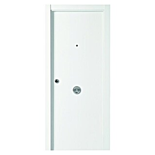 Solid Elements Puerta de entrada interior Blindada (82,5 x 203 cm, Derecha, Blanco lacado)
