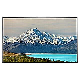 Papermoon Infrarot-Bildheizkörper Mount Cook und Pukaki Lake (120 x 60 cm, 1.200 W)