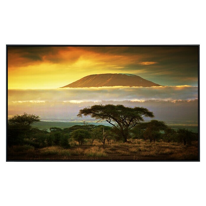 Papermoon Infrarot-Bildheizkörper Kilimandscharo und Wolken 