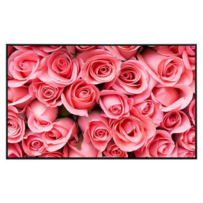 Papermoon Infrarot-Bildheizkörper Rosa Rosenblumen 