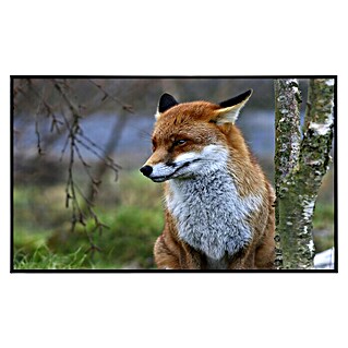 Papermoon Infrarot-Bildheizkörper Roter Fuchs (120 x 60 cm, 750 W)