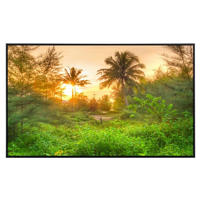 Papermoon Infrarot-Bildheizkörper Erstaunlicher Dschungel Sonnenaufgang 