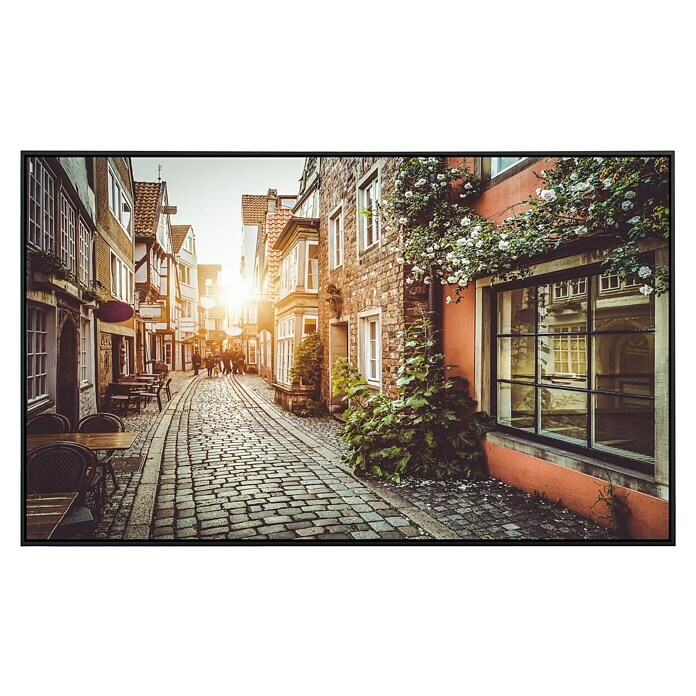 Papermoon Infrarot-Bildheizkörper Altstadt in Belgien 