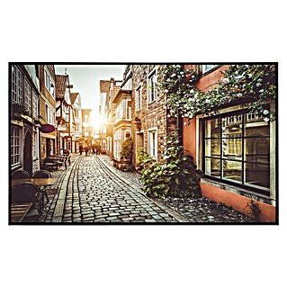 Papermoon Infrarot-Bildheizkörper Altstadt in Belgien (100 x 60 cm, 600 W)