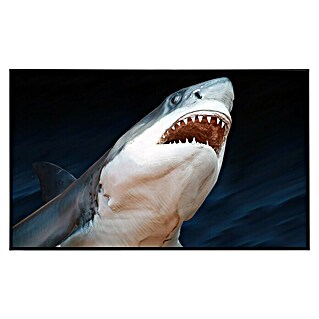 Papermoon Infrarot-Bildheizkörper Weißer Hai (120 x 60 cm, 1.200 W)