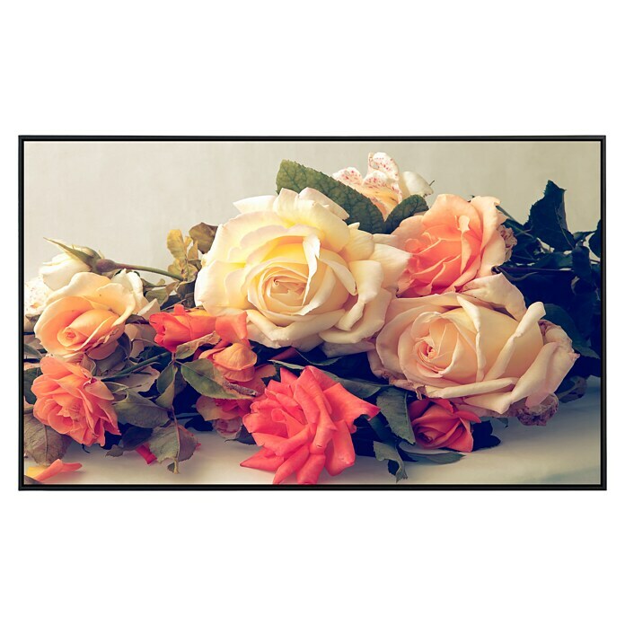 Papermoon Infrarot-Bildheizkörper Vintage Rosen 
