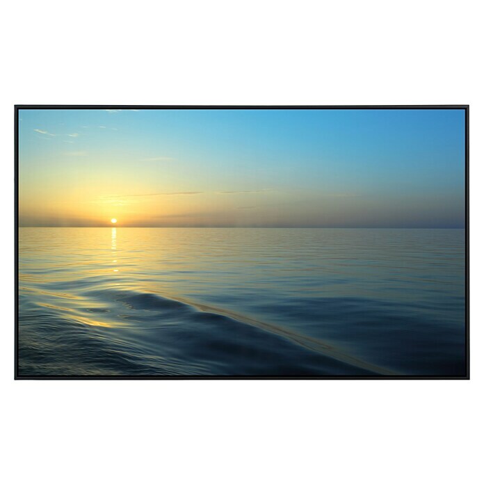 Papermoon Infrarot-Bildheizkörper Sonnenaufgang vom Bootsdeck 