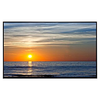 Papermoon Infrarot-Bildheizkörper Sonnenuntergang an der Ostsee (80 x 60 cm, 450 W)