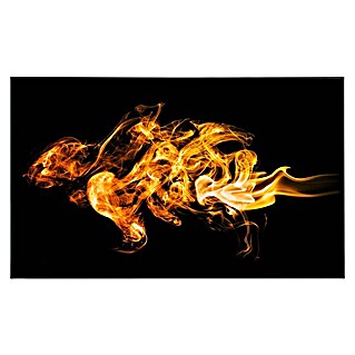 Papermoon Infrarot-Bildheizkörper Feuerflammen (120 x 60 cm, 1 200 W)