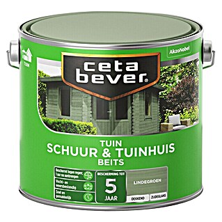 Cetabever Houtbeits Schuur & Tuinhuis Lindegroen (Lindegroen, 2,5 l)