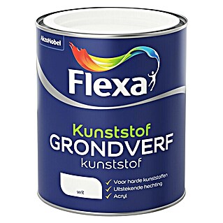 Flexa Grondverf Kunststof Wit (Wit, 750 ml)