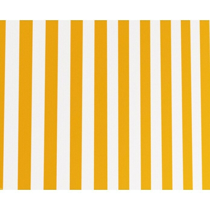 Sunfun Klemmmarkise (Gelb/Weiß, Breite: 3 m, Ausfall: 1,3 m)